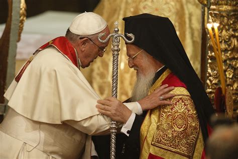 patriarch of constantinople and pope.